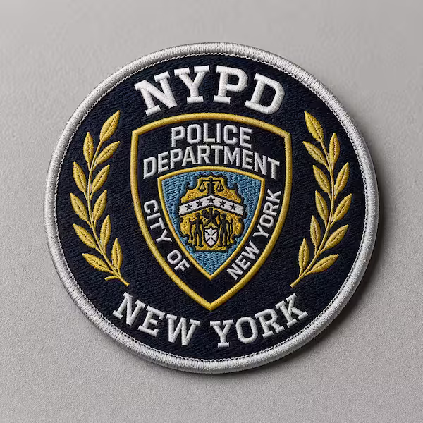 NYPD embroidered uniform patch